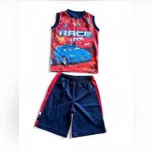 🏎️ Disney Cars Lightning McQueen Pajama Pants 🏎️ Size S (6/7)